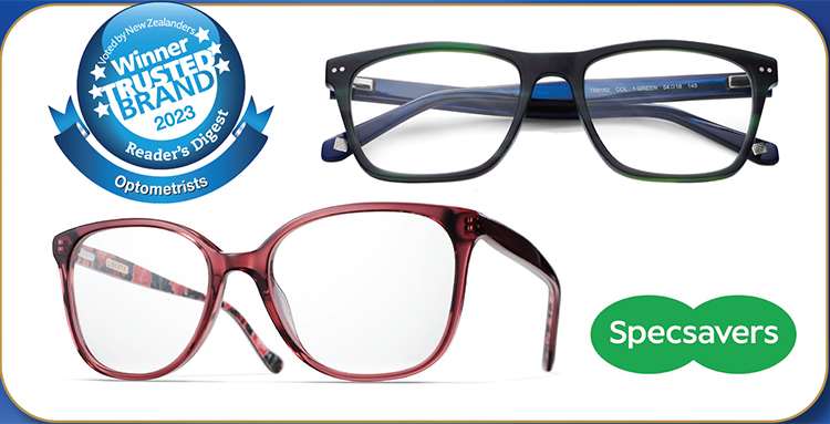 Specsavers 2024 Giveaway Trusted Brands New Zealand   TBNZ Giveaway FebMar24 Specsavers 750 